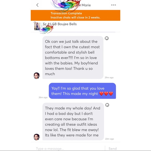 LAST PAIR Sz 8🔥L&B Boujee Button Fly Bells🔥 - Picture 3 of 5